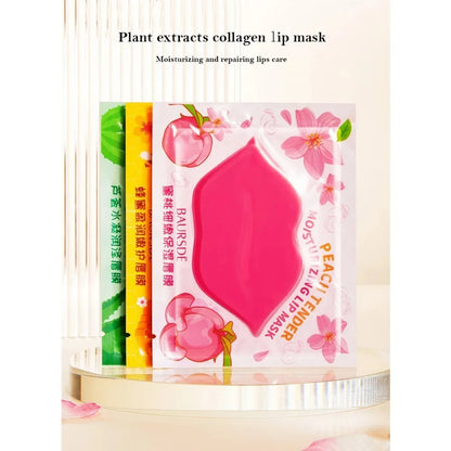 Innicare Collagen Nourishing Lip Mask Lip Care Moisture Fruits Essence Firming Moisturizing Labial Gel Patch Lips Pad Patches