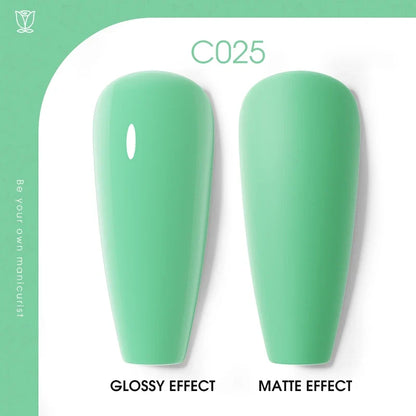 ROSALIND 7ml/15ml Summer Green Gel Nail Polish Semi Permanent Nail Art Manicure Soak Off Top Base Matt Hybrid Varnishes UV Gel