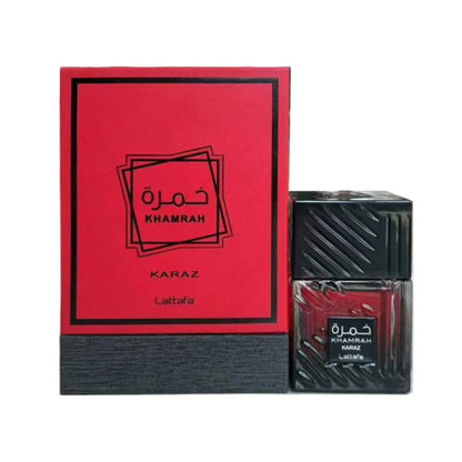 Lattafa Khamrah Vanilla Warm Spicy Amber Cinnamon Eau De Parfum Long-Lasting Fragrance for Unisex 100ML Long Lasting Fragrance