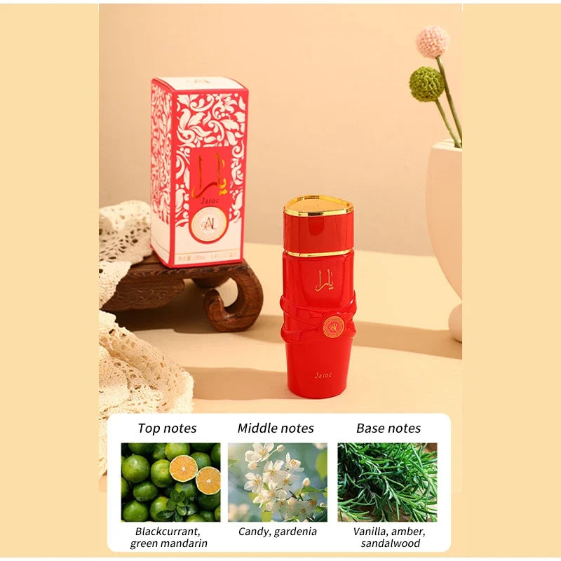 Luxury Arab Perfume,Unisex Eau De Parfum Spray,Flowers Fruits Notes Women Fragrance,Spicy Oriental Gourmand Scent,Musk Body Mist