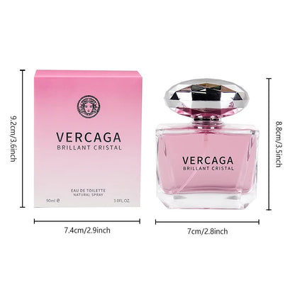 Sweet Love Luxury Brand Long Lasting Fragrance 50ml Women Body Spray Perfume Floral Scent Pheromone Perfumes Crystal Diamond