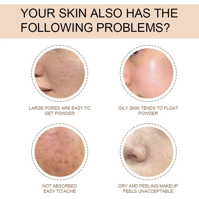 Long-lasting waterproof and sweatproof concealer with natural nude Maquiagem Liquid Concealer Beauty Face  Cosmetics Makeup Base