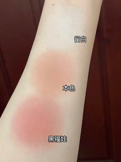 Girlcult Emotional Powder Blush Black Fuwa Cream Blusher Highlight Expansion Color White Nude Color Fine Matte Cold Natural