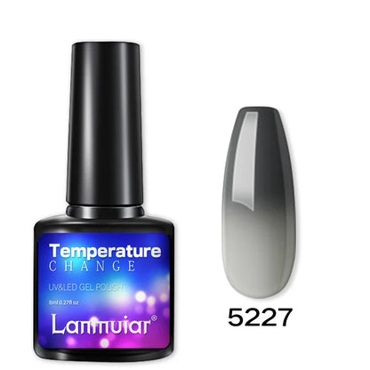 Temperature Color Changing Thermal Nail Polish Fast Drying Water-based Gradient Nail Varnish Manicure Supplies Nail Art