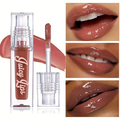 Hydrating Crystal Lip Oil - Plumping & Moisturizing Gloss Tinted