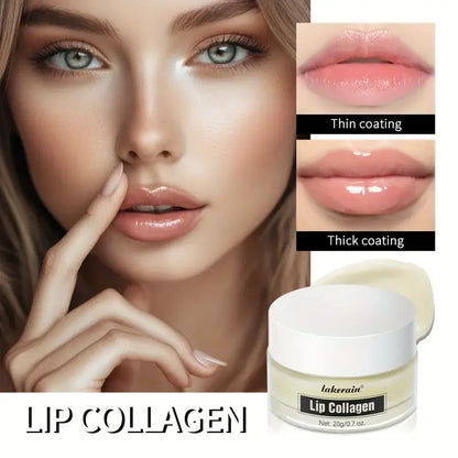 Collagen Lip Mask,Autumn and Winter Lip Moisturizing, Deep Moisturizing Overnight Lip Balm Lip Plumper for Dry Repair Lip Care