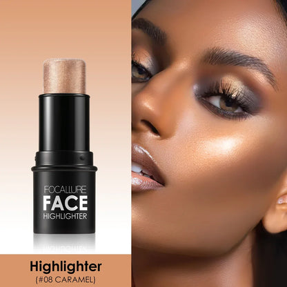 Wholesale FOCALLURE Bronzer Highlighter Stick Waterproof Body Face Contour Corrector Illuminator Cream For Women's Makeup