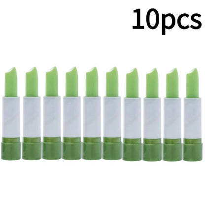 Aloe Vera Moisturizing Lipstick Moisture Lip Balm Anti Drying Temperature Color Changing Nourishing Lip Balm Lips Care 1-10pcs