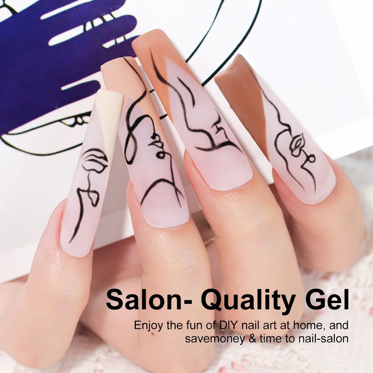 LIMEGIRL Gel Nail Polish Set UV LED Nail Light Gel Nail Kit Semi-Permanent Gel Varn Professional Nail Polishing Art Tool Set