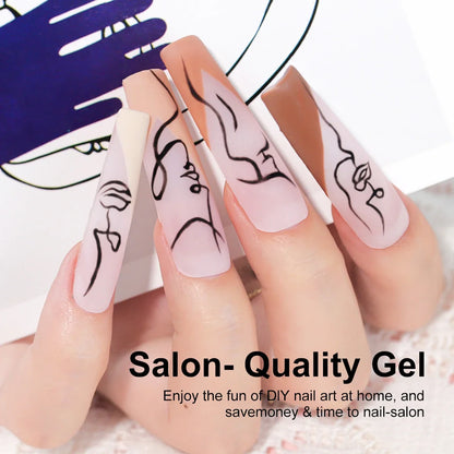 LIMEGIRL Gel Nail Polish Set UV LED Nail Light Gel Nail Kit Semi-Permanent Gel Varn Professional Nail Polishing Art Tool Set