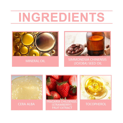 Overnight Lip Sleeping Mask, Hydrating Lip Treatment for Dry Chapped Lips, Exfoliating & Plumping Lip Care