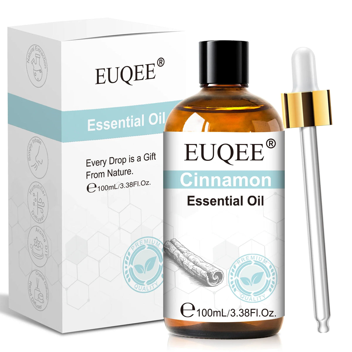 Essential Oil 100ml with Dropper Lavender Vanilla Essence Oil for Diffuser Sandalwood Bergamot Lemongrass Fragrance Oil Gift