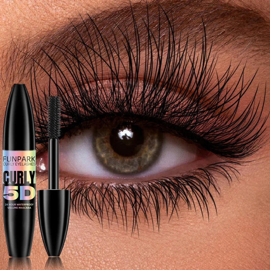 Black 5D Fiber Mascara - Waterproof Thickening & Lengthening