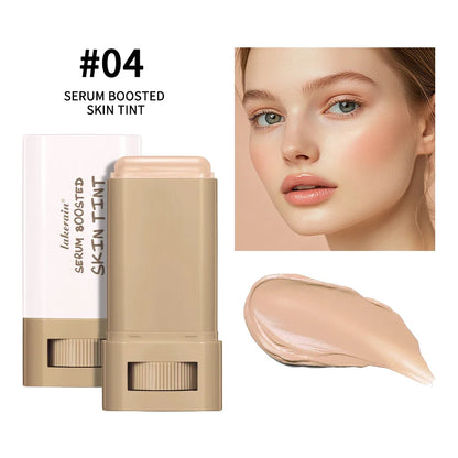 New Balm Serum Boosted Skin Tint Silky Texture Moisturizing Coverage Plumper Even Skin Tone Best Stick Foundation Travel Makeup