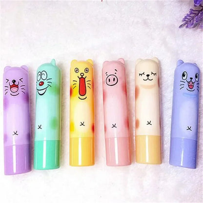 New Makeup Moisturizing Colourless Lip Balm Natural Plant Lip Gloss Fruit Embellish Lipstick Cute Face Makeup