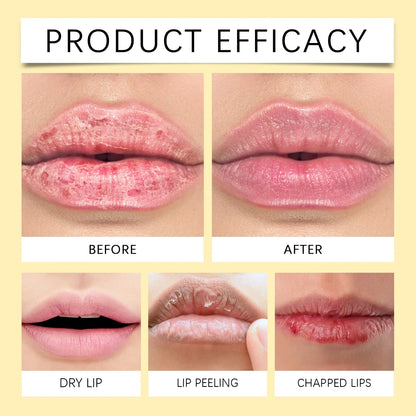 Ginger Lemon Lip Balm Mask Gloss Oil Exfoliating Clean Turmeric Dark Melanin Remove Improve Dullness Moisturizer Lip Balm Care