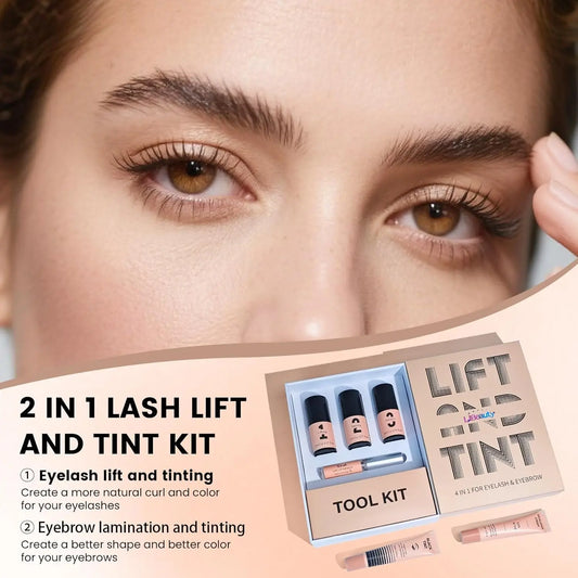 Libeauty Lash Lift and Brow Lamination Kit with Black Tint