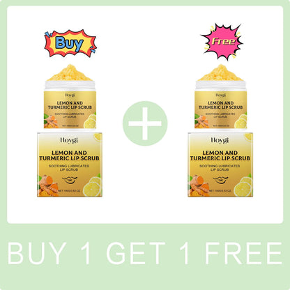 Turmeric Lip Scrub Exfoliating Dead Skin Removal Fade Lip Lines Reduce Melanin Moisturizing Nourishing Chapped Lip Care Products
