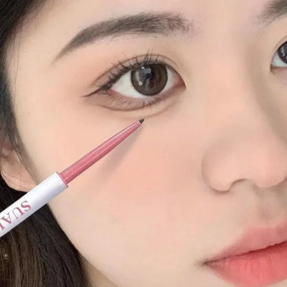 1pcs Beauty Eyeliner Pencil Eyeliner Gel Pen Waterproof Long Lasting Silkworm Pen Black Brown Eyeliner for Beginners Eye Makeup