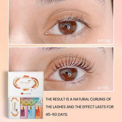 Lomansa 2-in-1 Lash Lift and Brow Lamination Kit - 15 Pieces