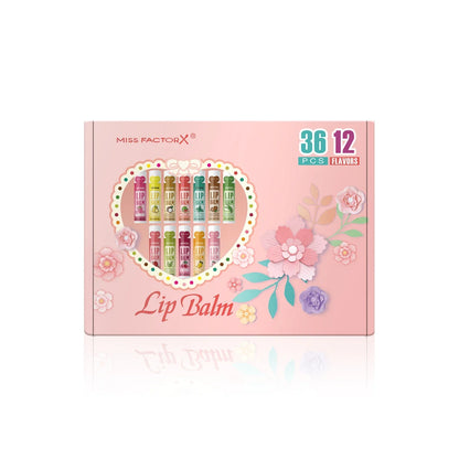 36PCS Moisturizing Lip Balm set 5g deep moisturizing and brightening lips Party gift for friends