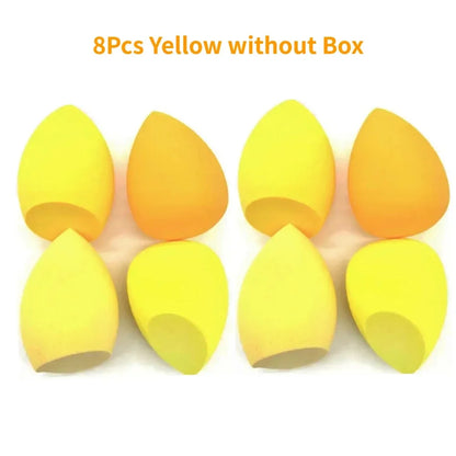 4/8pcs Makeup Sponge Blender Beauty Egg Cosmetic Puff Soft Foundation Sponges Powder Puff Women Make Up Accessories Beauty Tools