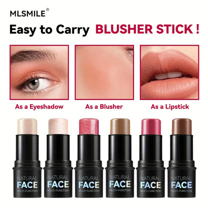 Cream Contour Sticks,Shades with Highlighter & Bronzer & Blush, Non-greasy and Water-resistant Face Contouring Pen