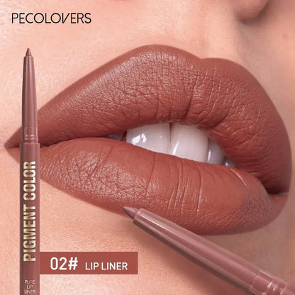 1PC Matte Lip Liner Pen - Long-Lasting, Waterproof, Easy Glide, Moisturizing Suitable for All Skin Types, Lip Makeup