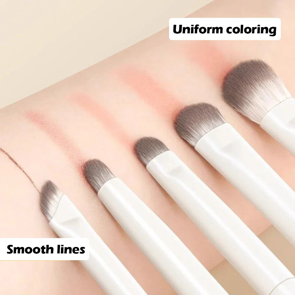Eye Makeup Brush Set for Beginners Professional Makeup Brush, Under-Eye Detail Cosmetic Brushes Kit Eyebrow Crease Shader