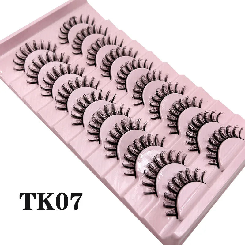Russian Strip Lashes Makeup Lashes 25mm 3D Mink Volume Fluffy Natural False Eyelashes Thick Dramatic Mink Eyelashes Wholesale