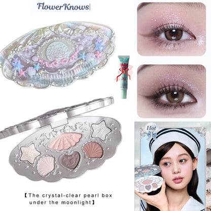 Flower Knows Chocolate Wonder-Shop 8-Color Eyeshadow Palette