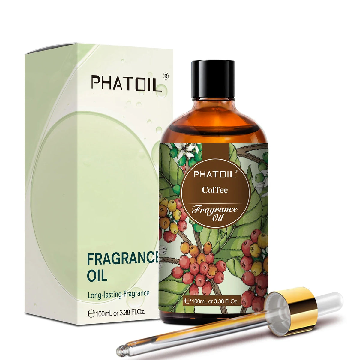 PHATOIL 100ml Fragrance Oil Coconut & Vanilla Bubble Gum Sea Breeze White Musk Aroma Fragrance Oils For Candles Soap Making