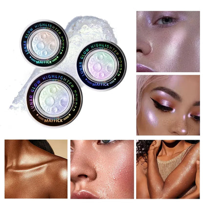 3 - Color High Gloss Powder With Permeable And Light Sensitive Texture, Delicate And Comfortable, Waterproof