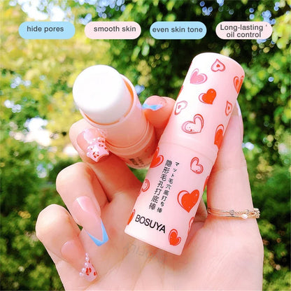 Makeup Base Face Primer Stick Invisible Pore Light Oil-control Finish No Creases Not Cakey Concealer Primer Stick Matte Cosmetic