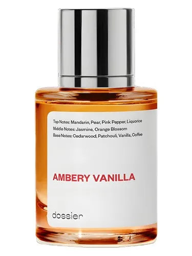 50ML Dossier Ambery Saffron Ambery Vanilla Arabian Perfume Pheromone Perfume Hair and Body Fragrance High-quality Noble Makeup