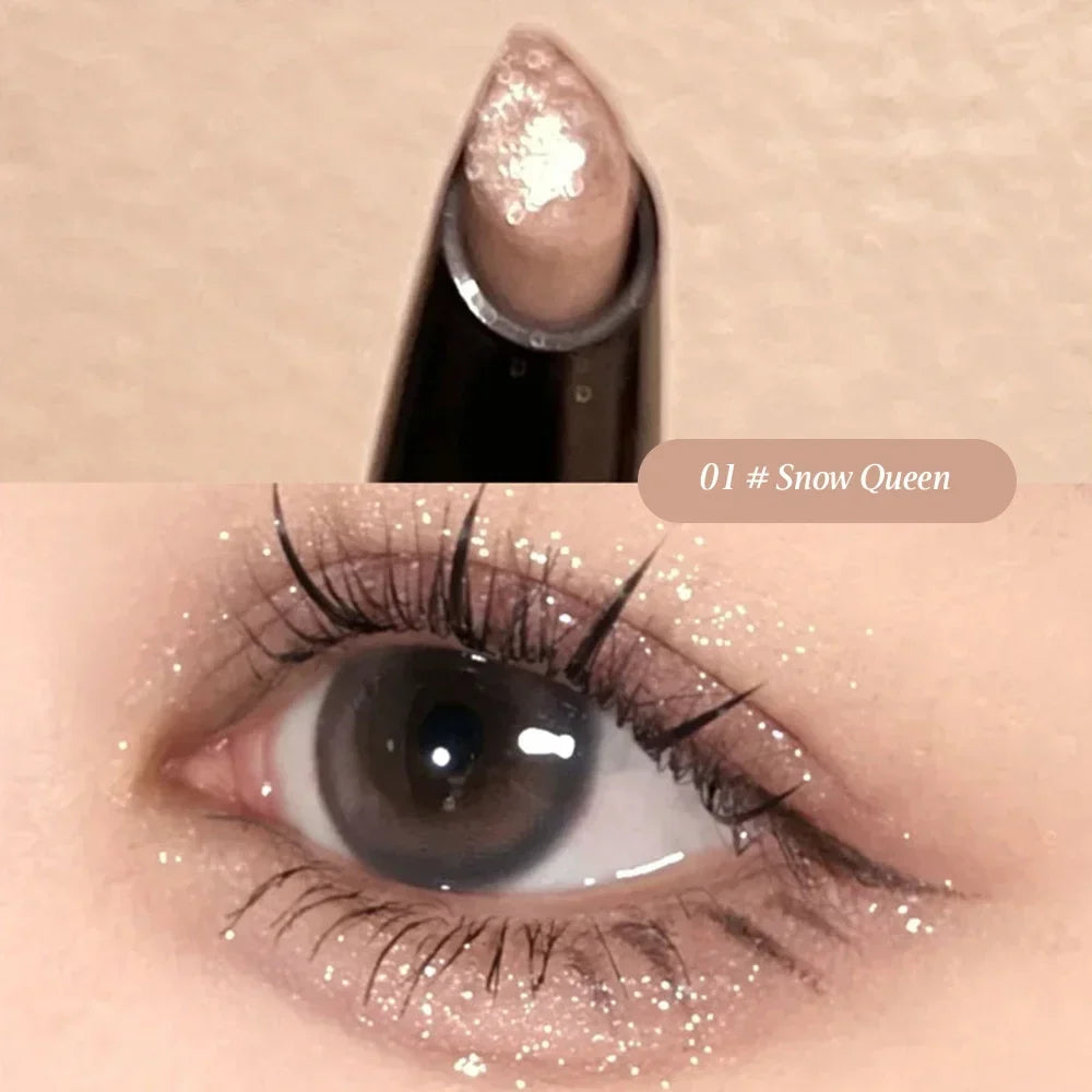 Glittering Highlighter Stick With Diamond Like Feel Silky And Good Ductility Face Brightening Three Dimensional Eye Shadow Pen