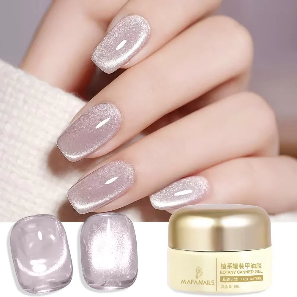 XEIJAYI Pink Cat Eye Gel Nail Polish Ceramic Magnetic Gel UV Semi-permanent Enamels Varnish Nail Supplies For Professionals Gel