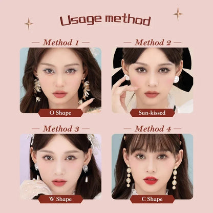 Flower Knows Strawberry Rococo Series Embossed Blush 5g Blush Powder Berry Mary Blusher Palette Makeup Profesional