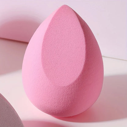 8Pcs Pink Makeup Sponges - Hydrophilic Latex-Free Blenders for Foundation/Powder/Cream | Beginner-Friendly Pro Airbrush Finish