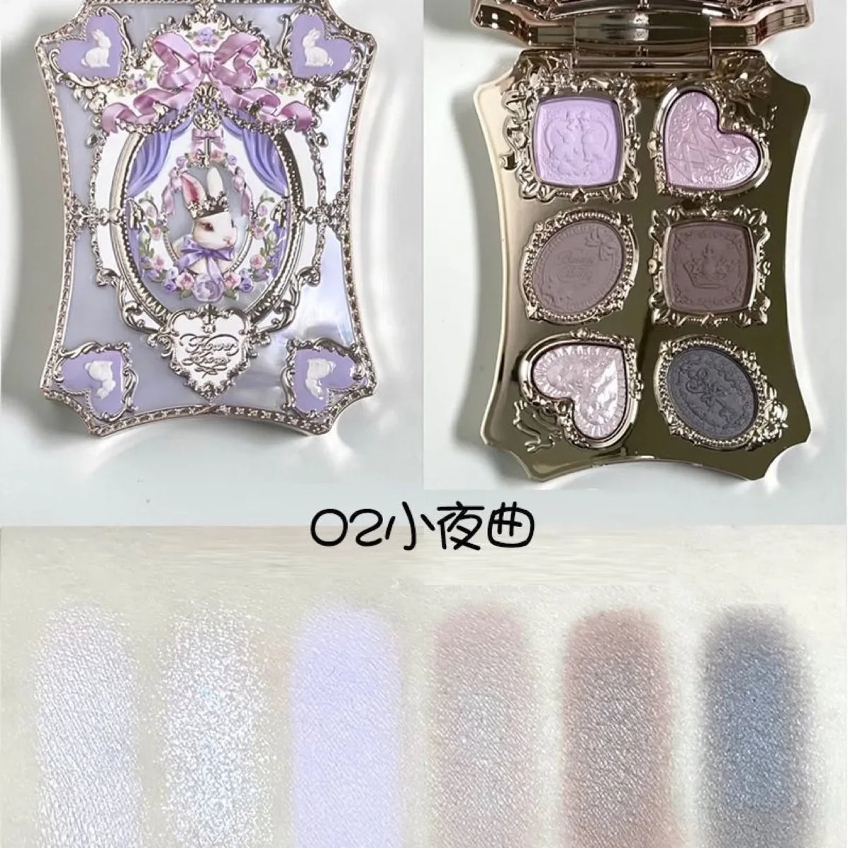 Flower Knows Sweetie Bear Eyeshadow Palette - 6 Colors Matte Shimmer