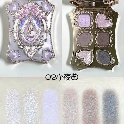 Flower Knows Sweetie Bear Eyeshadow Palette - 6 Colors Matte Shimmer
