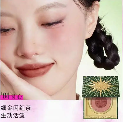 Girlcult Emotional Blush Highlighter Matte Fine Shimmer Blusher Face Cute Makeup Korean Cheek Pressed Powder