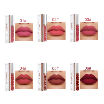 18 Color Lipstick Matte Non-stick Cup Waterproof Lip Gloss