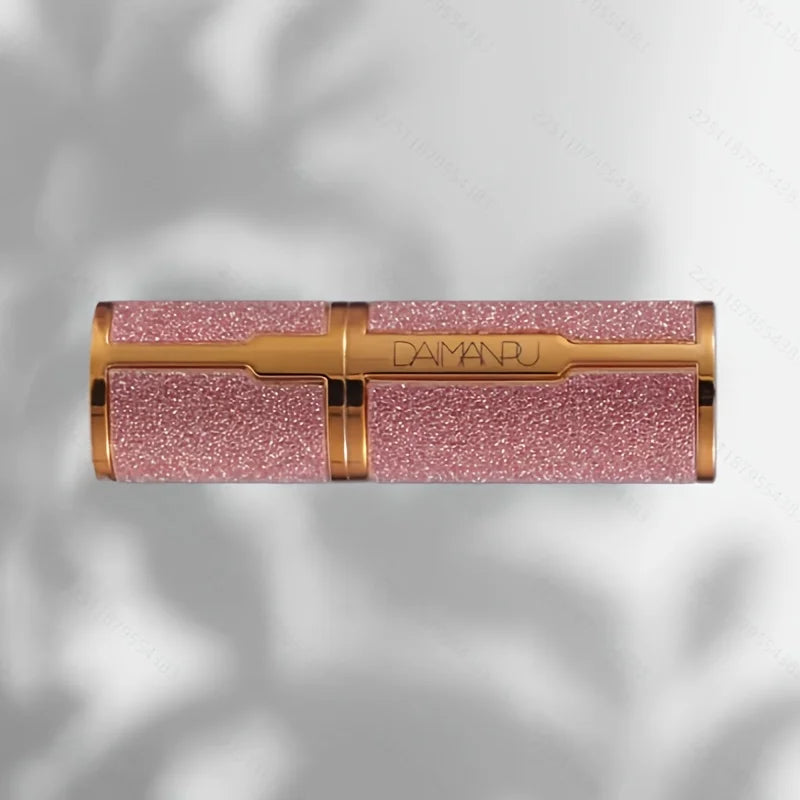 Rose smoke powder, bright starry sky, glossy velvet texture, durable, make your lips shiny, waterproof, anti-fouling.