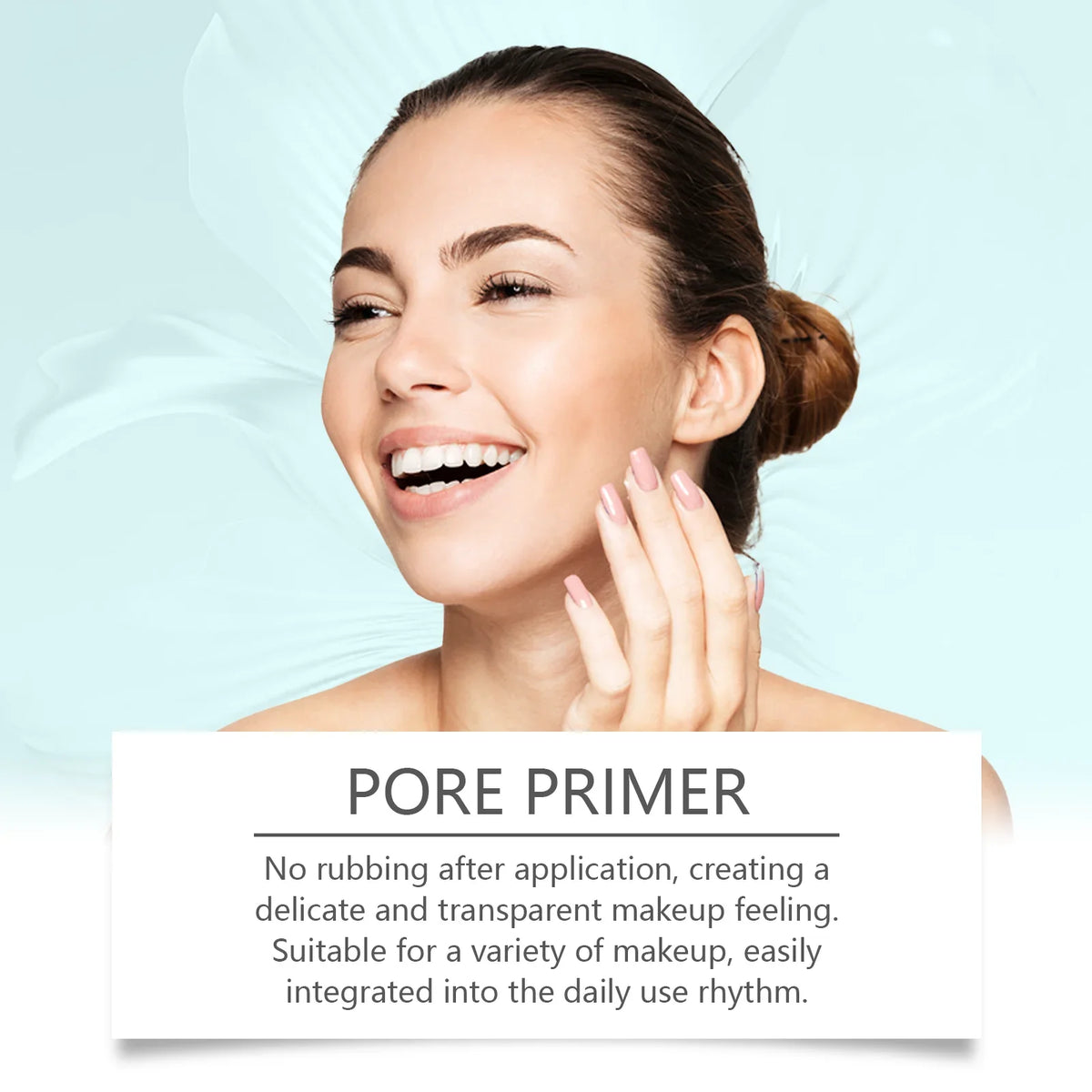 Pre-Makeup Pore Primer Even Skin Tone Oil Control Smoothing Skin Texture Invisible Pores Moisturizing Waterproof Makeup Cosmetic