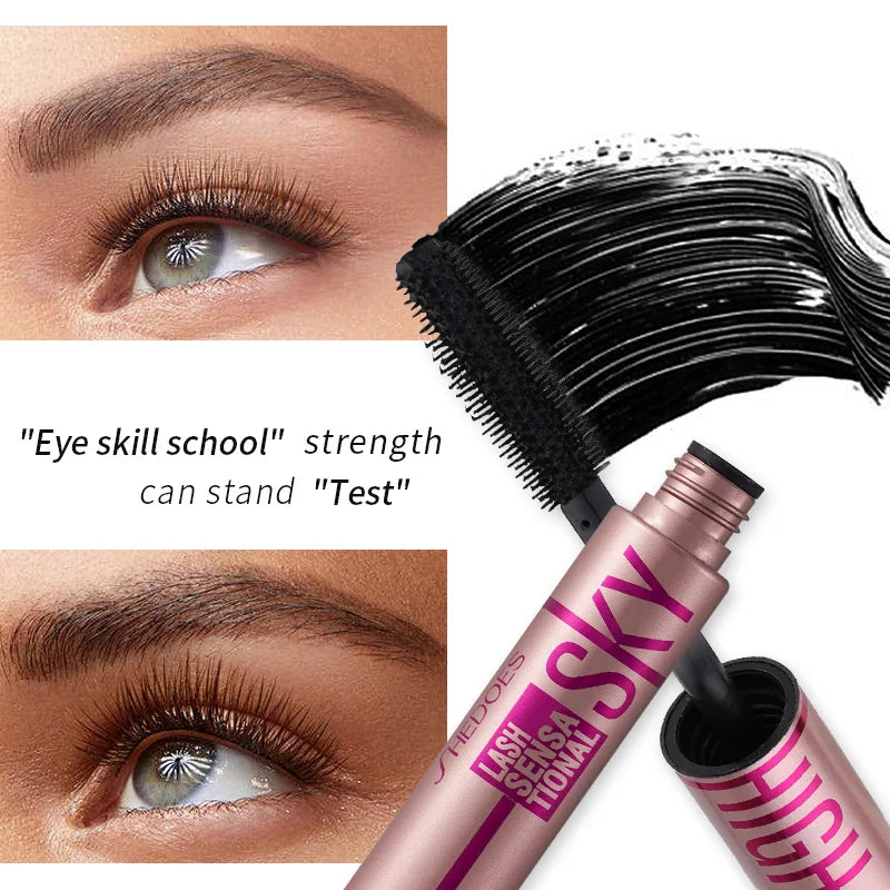 4D Waterproof Mascara - Black Lengthening & Thickening