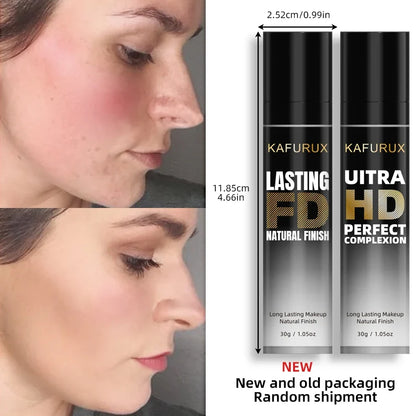 8-Color Face Foundation Cream Oil-Control Matte Concealer Waterproof Liquid Full Coverage Nude Base Professional Makeup Products