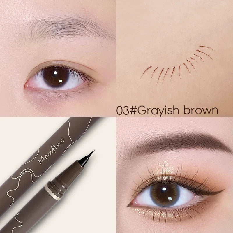 Smooth Very Fine Eyeliner Pen Longacting Quickdrying Waterproof Eyeliner Pen Suitable For Beginners Girls Holiday Gifts