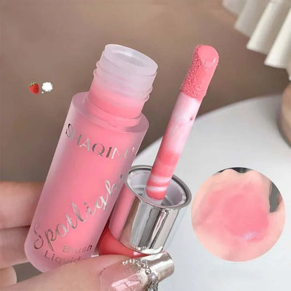 Liquid Blusher Makeup Water Light Jelly Blush Cool Warm Tone NudePink Liquid Rouge Highlighter Brighten Face Korean Style Makeup