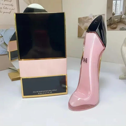 New 80ml Women's Luxury Floral Elegant High Heel Bottle Design Lasting Fragrance Sexy Spray Fashion Deodorant Perfume Gift